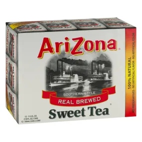 (12 Cans) Arizona Southern Style Real Blend Sweet Tea, 11.5 fl oz