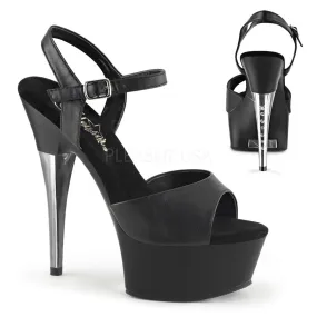 6 Inch Heel CAPTIVA-609 Black Pu