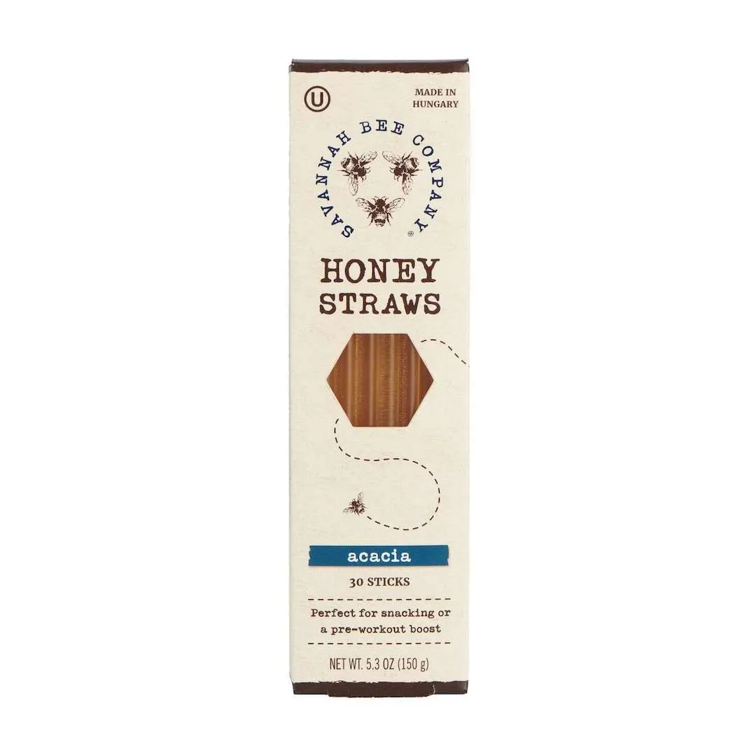 Acacia Honey Straws, Box of 30