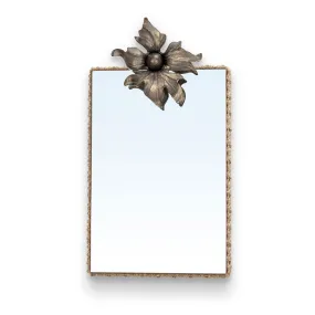 Adelaid Mirror, Iron Flower, Iron Tones, Cream and Smoke Stone Trim by Luna Bella