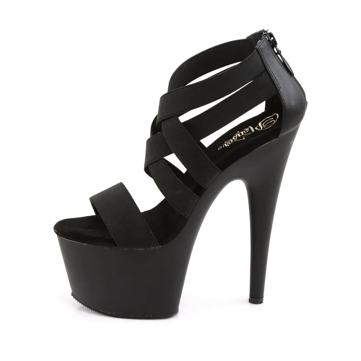 ADORE-769 Black Ankle Sandal High Heel