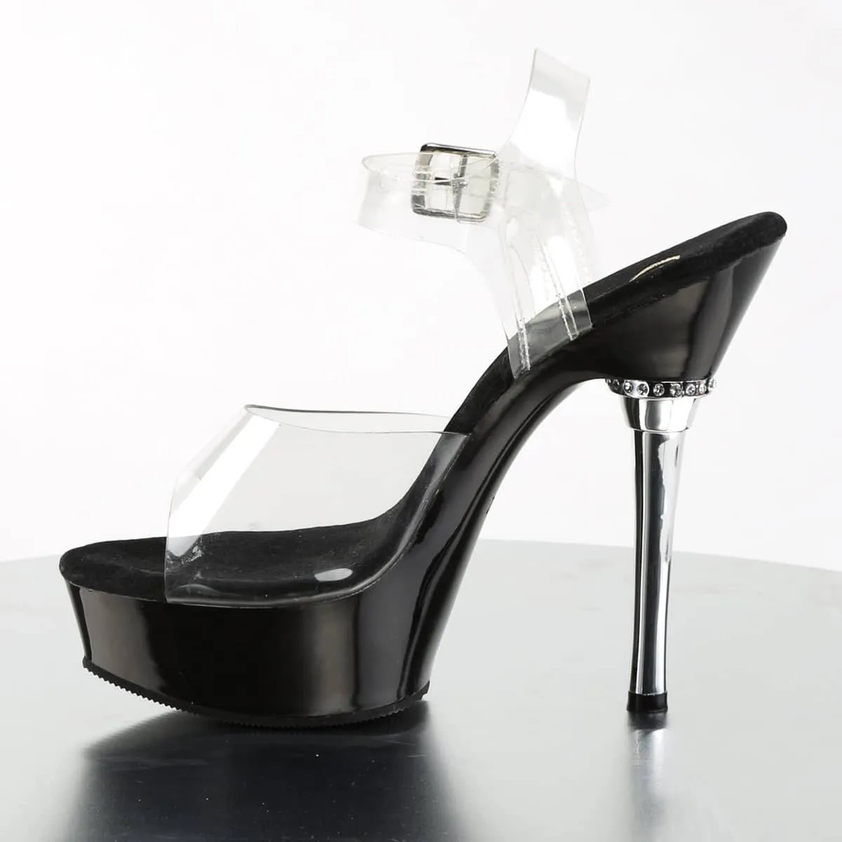 ALLURE-608 Ankle Peep Toe High Heel