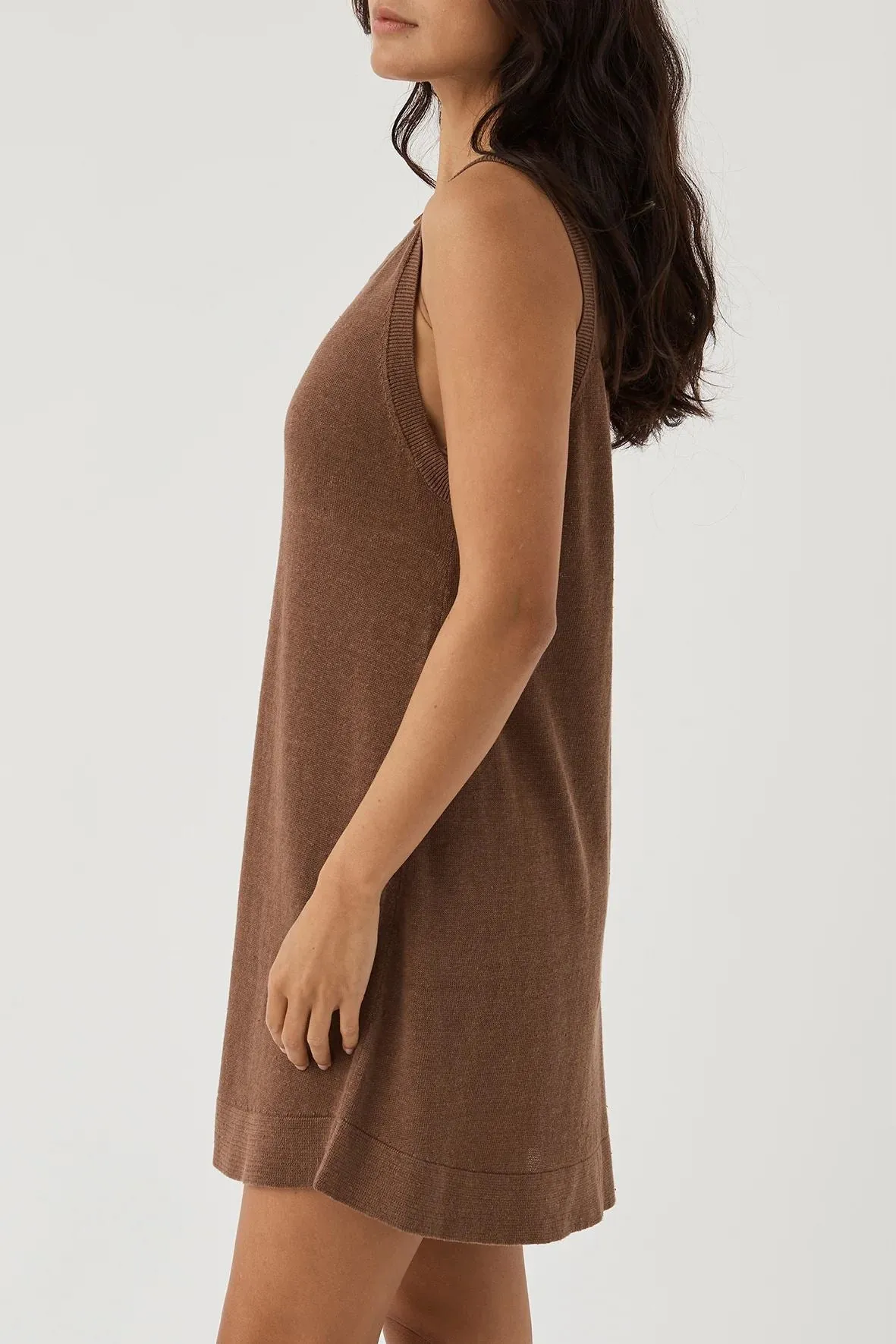 Arcaa Brie Shift Dress - Chocolate