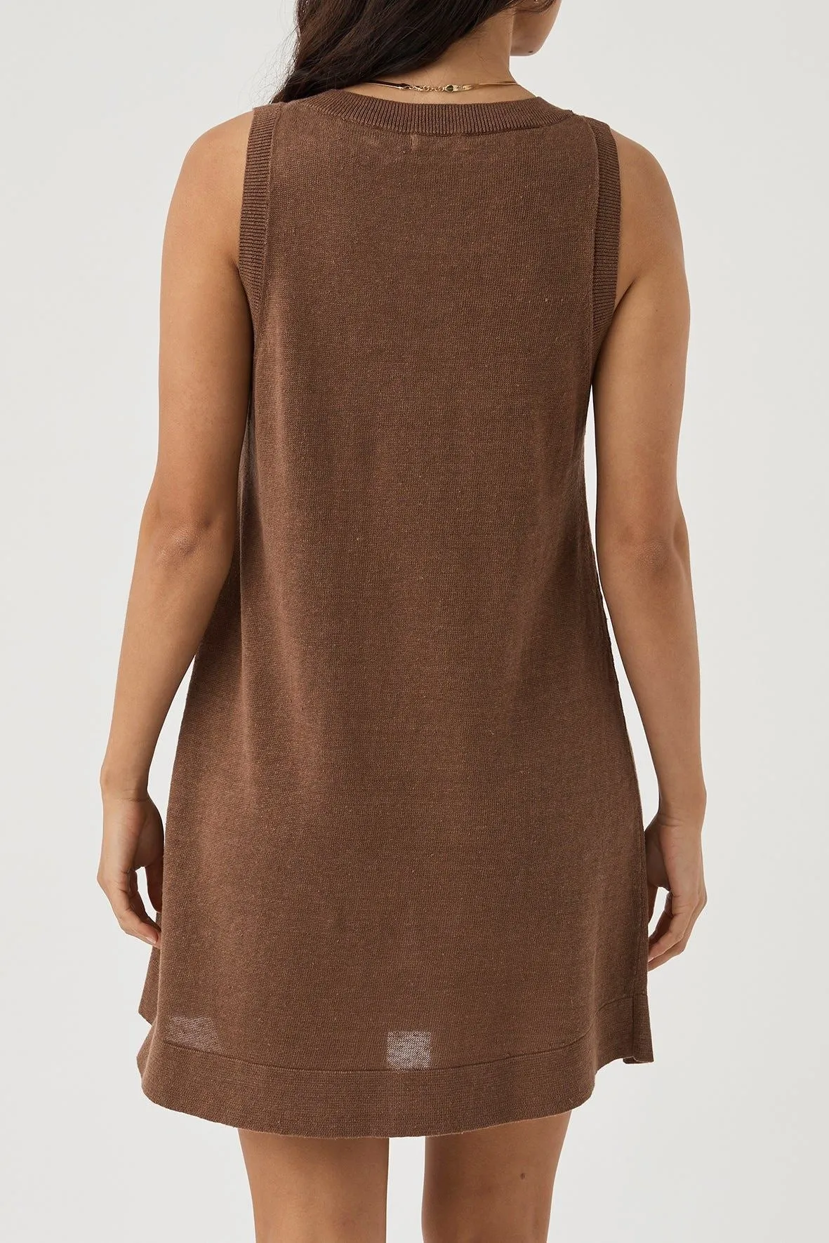 Arcaa Brie Shift Dress - Chocolate