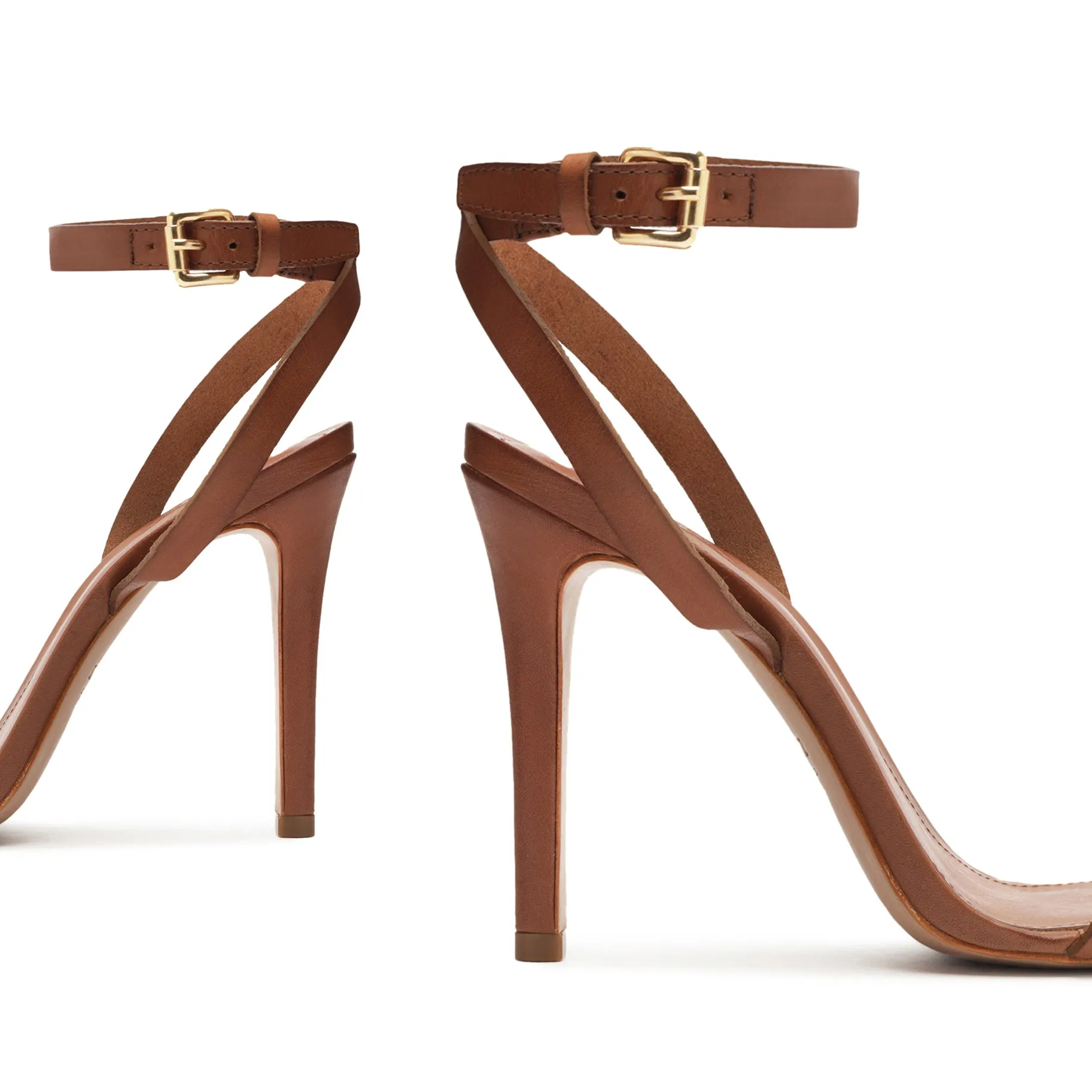 Aurora High Stiletto Leather Sandal