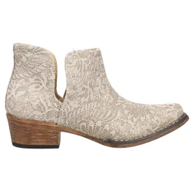 Ava Lace Snip Toe Cowboy Booties