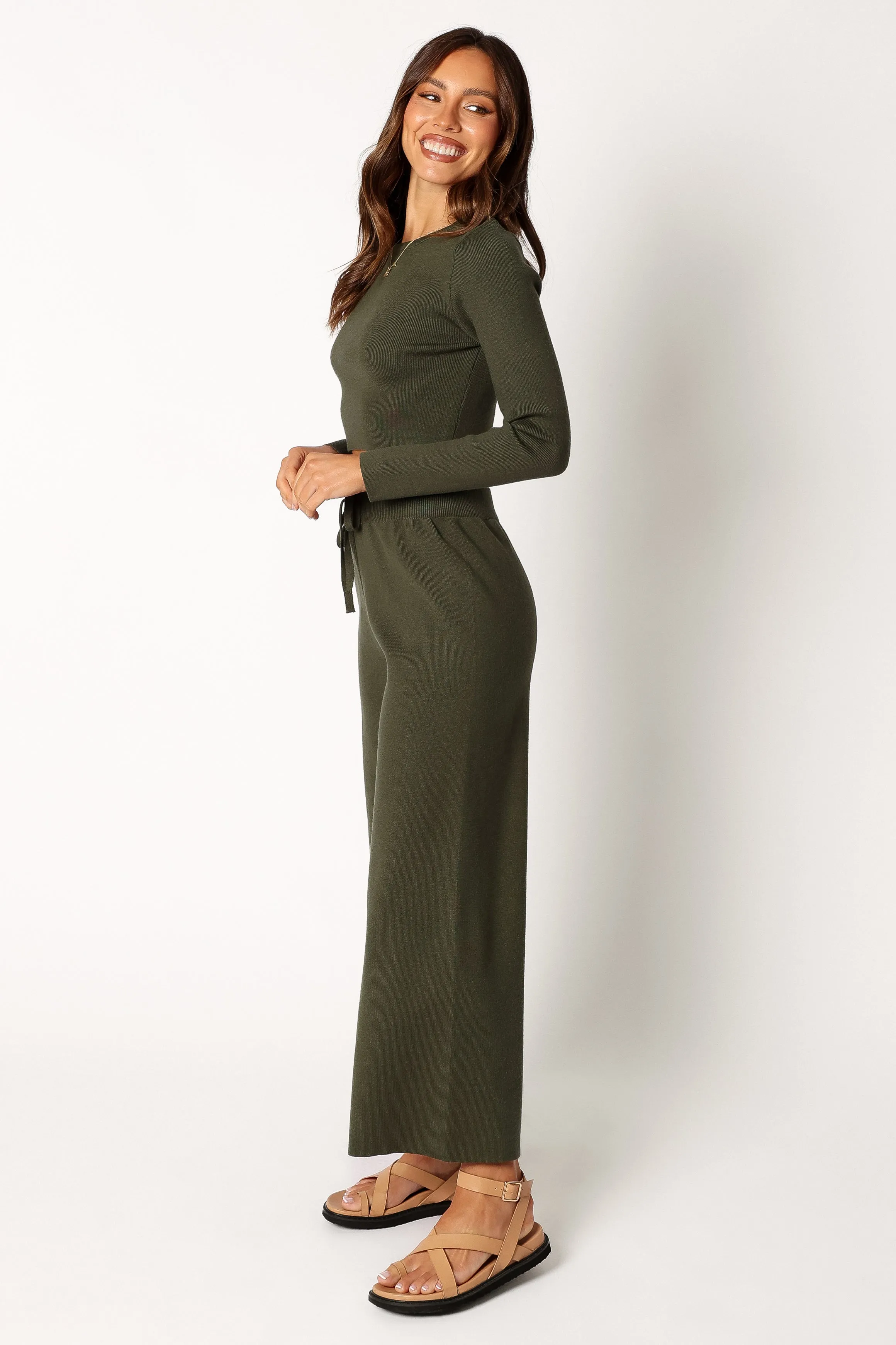 Ayers Long Sleeve Set - Olive