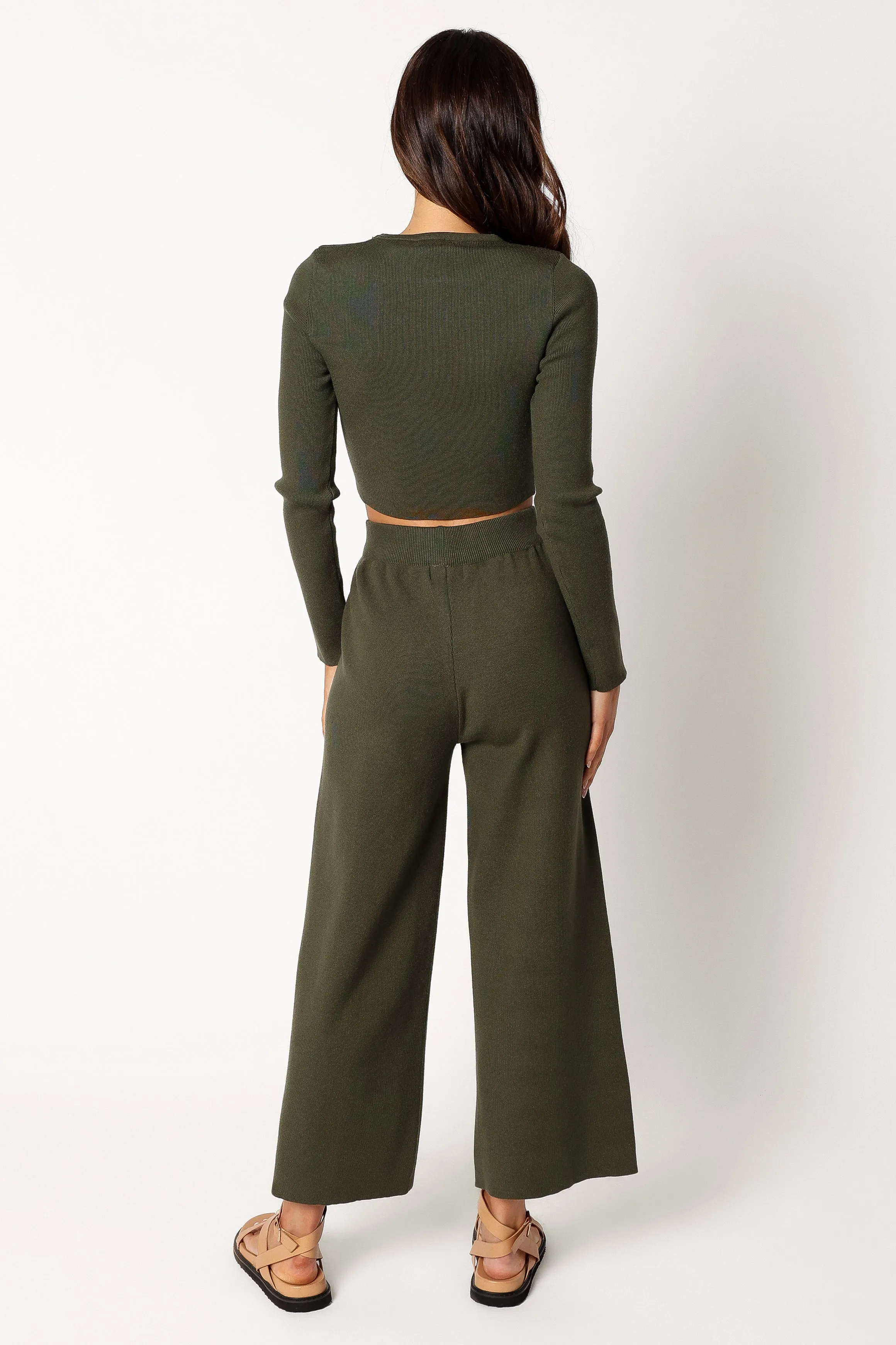 Ayers Long Sleeve Set - Olive