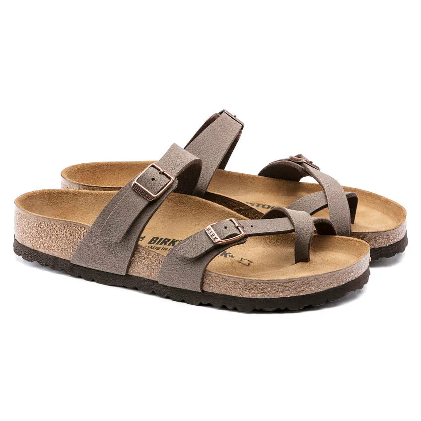 Birkenstock Women's Mayari Birkibuc (Mocha - Regular fit)