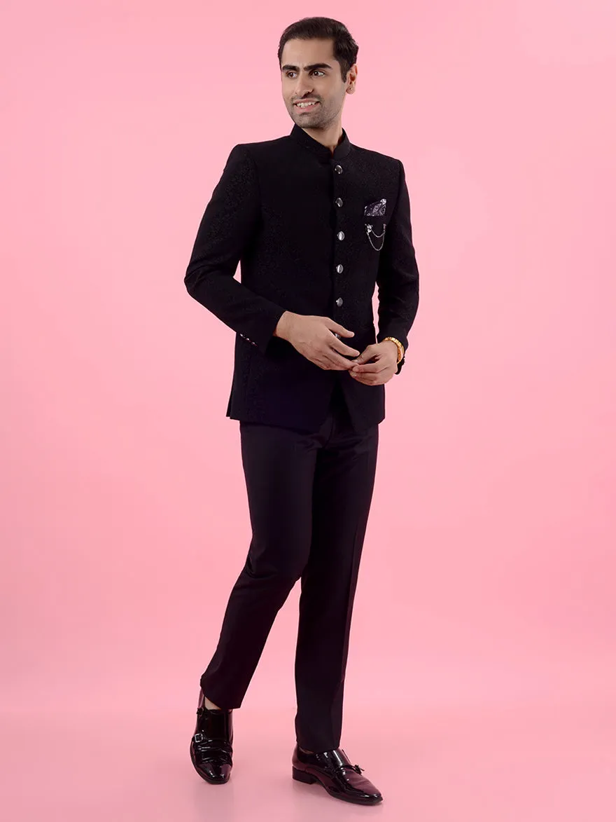 Black Jodhpuri Suit | JadeBlue