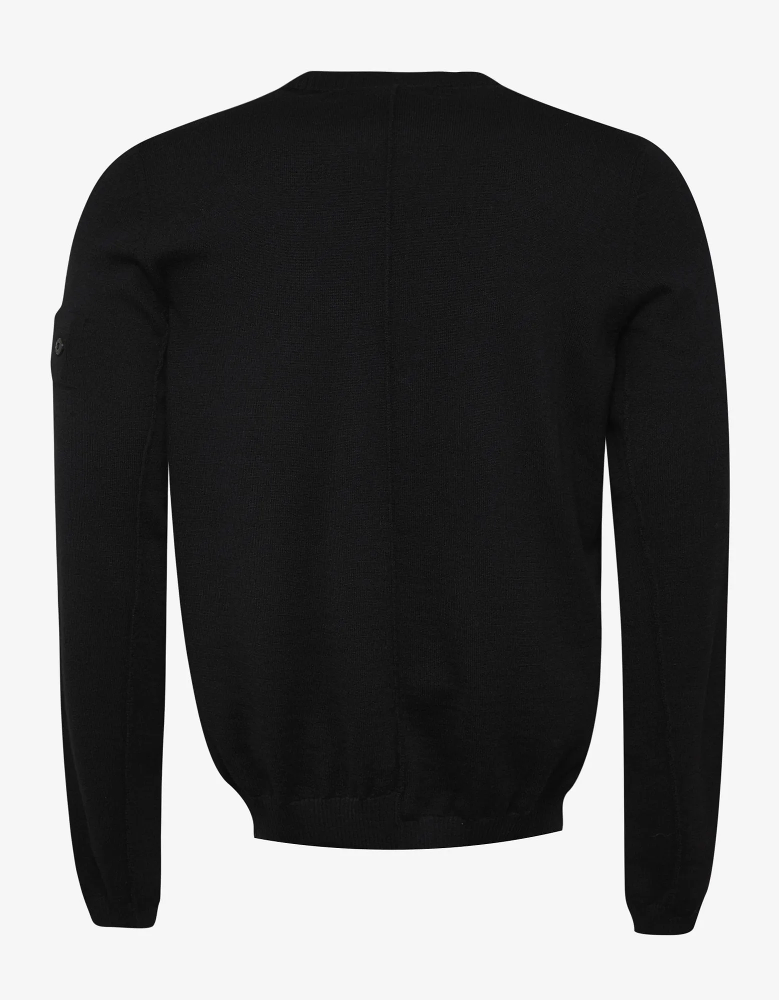 Black Sweater with Chest Pocket