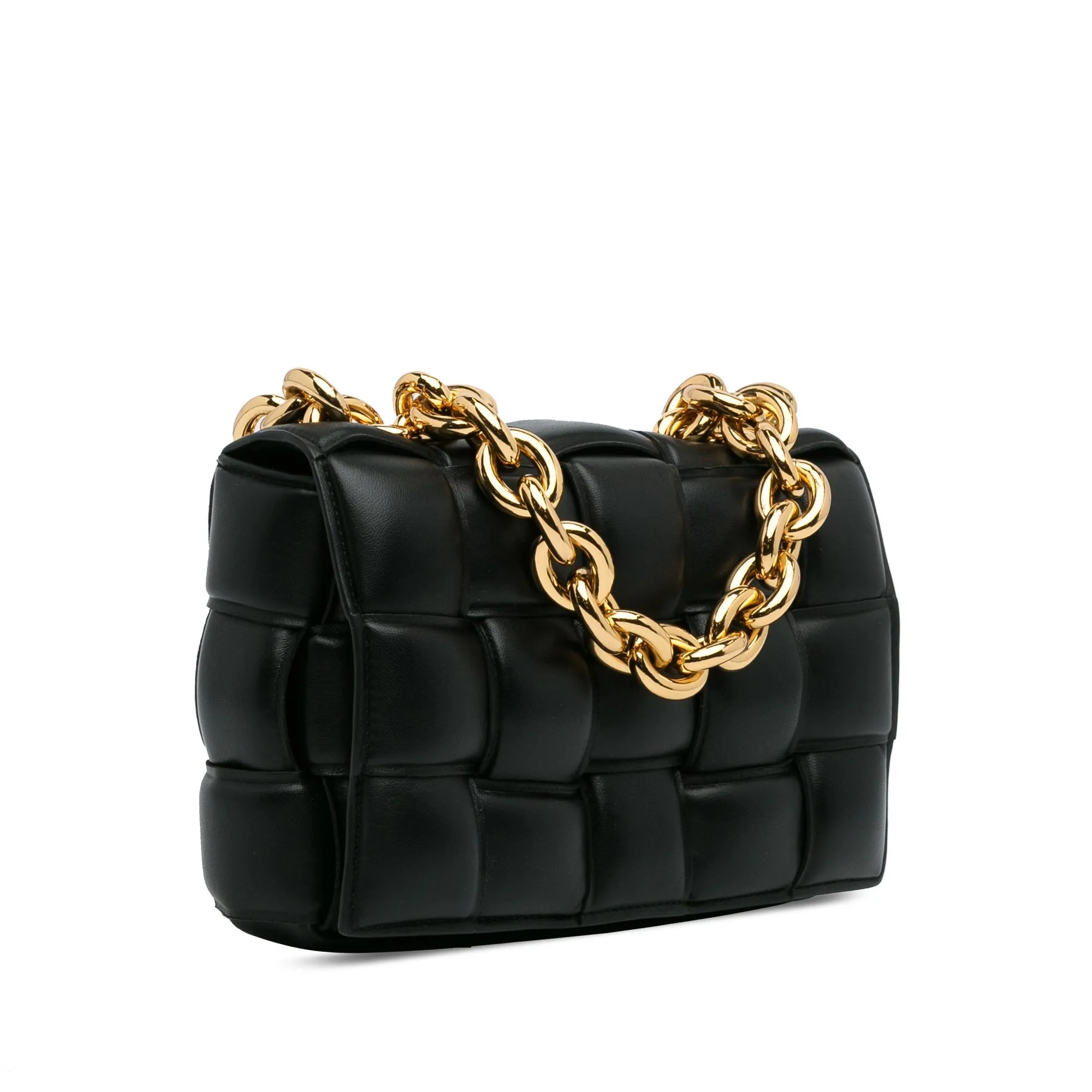 Bottega Veneta Padded Chain Cassette Black