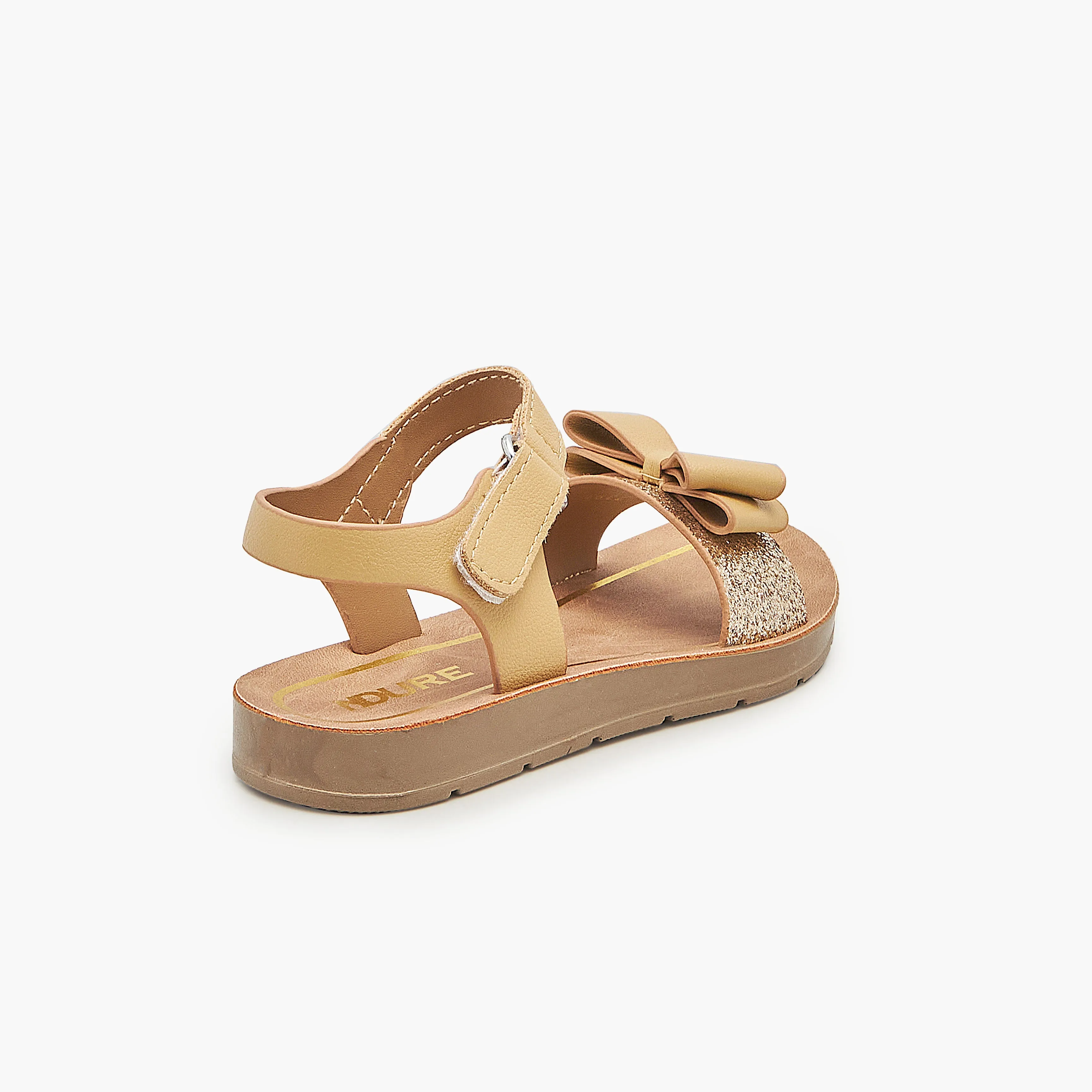 Bowed Girls Sandals