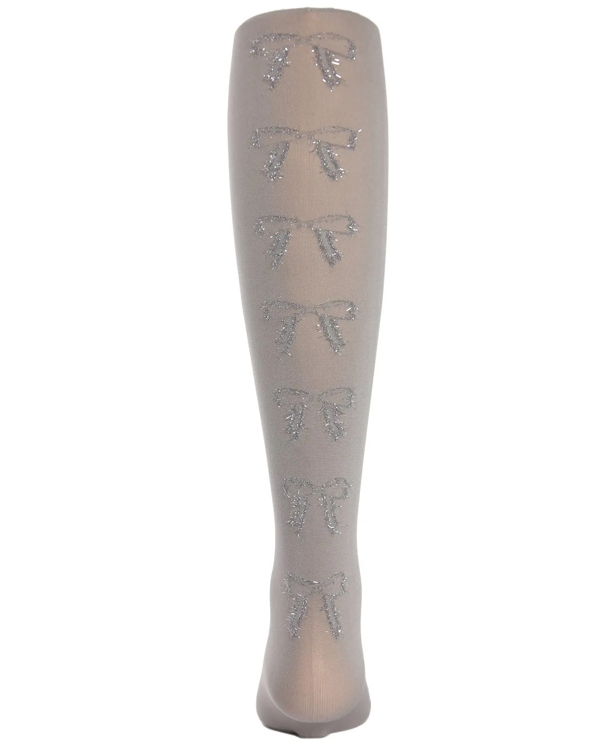 Bows in the Back Opaque Girls Tights