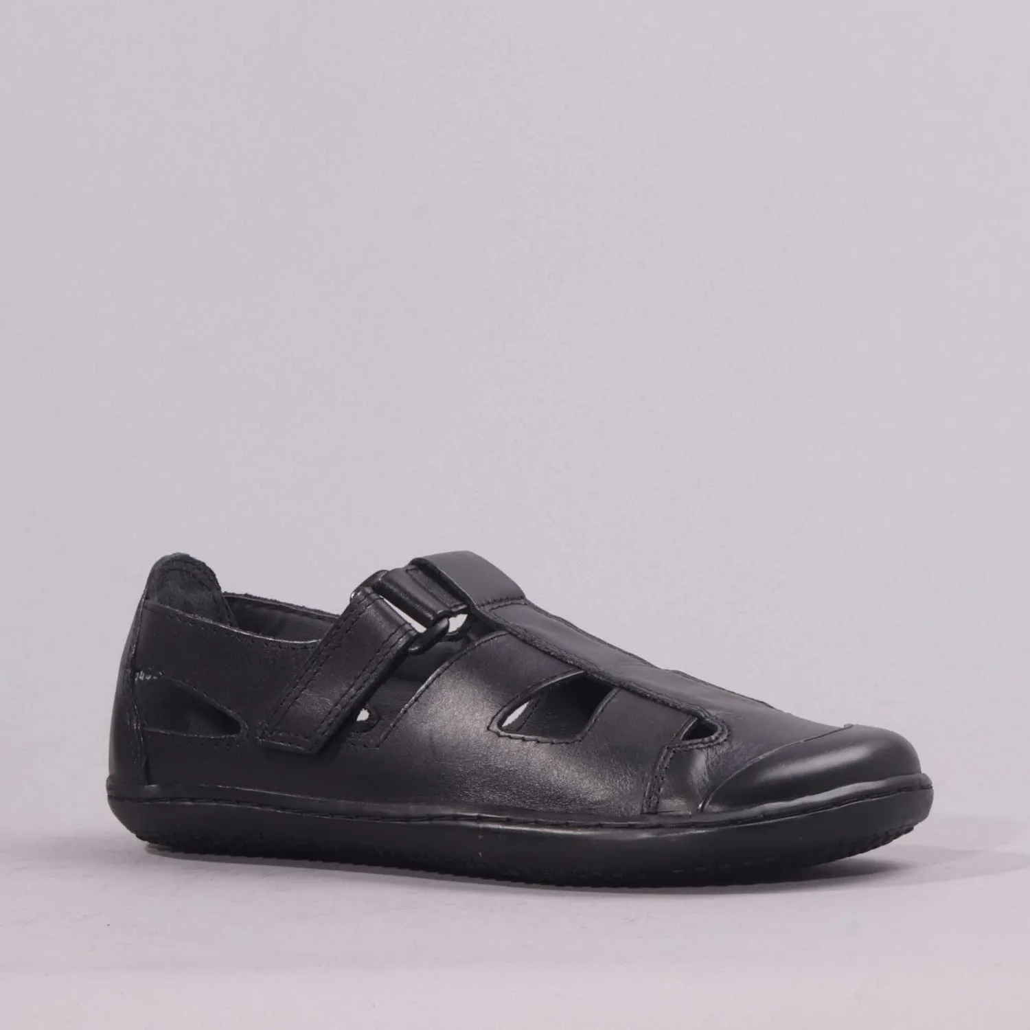 Boys School Sandal in Black Sizes 34 - 38 - 7817