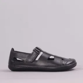 Boys School Sandal in Black Sizes 34 - 38 - 7817