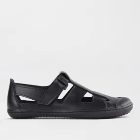 Boys School Sandal in Black  Sizes 39-47 - 7818