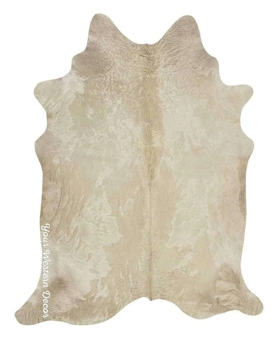 Brazilian Champagne Cowhide Rugs