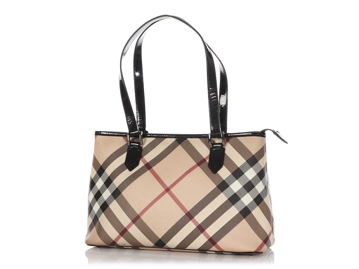 Burberry Haymarket Check Tote