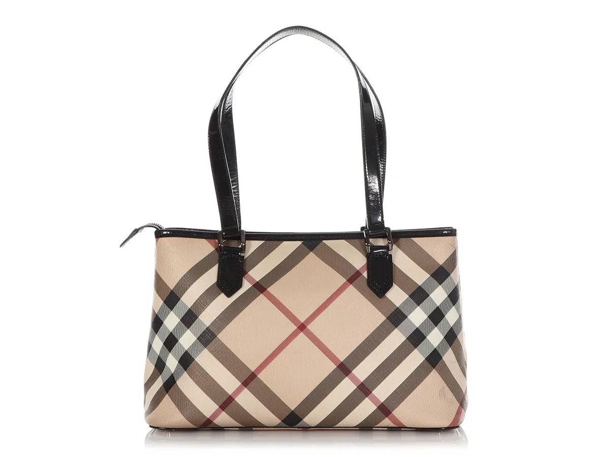 Burberry Haymarket Check Tote