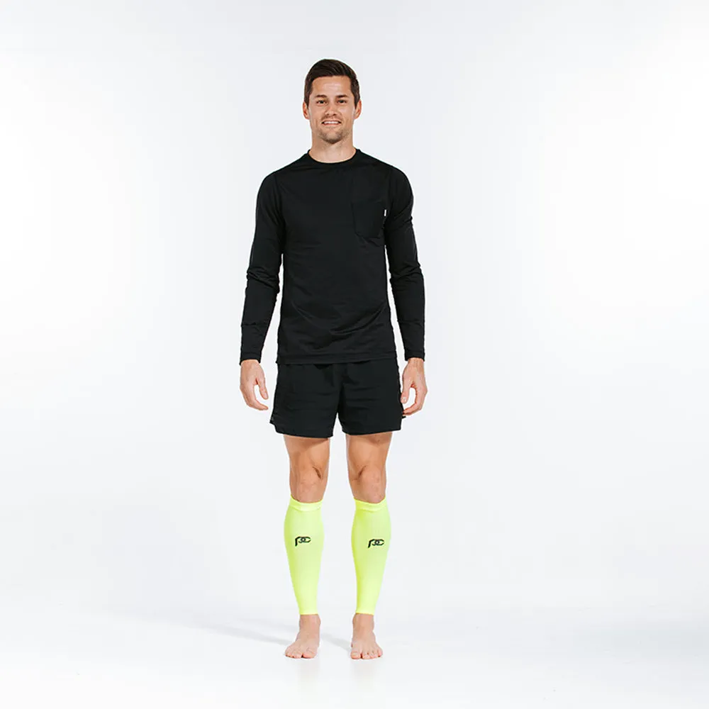 Calf Sleeves, Neon Yellow