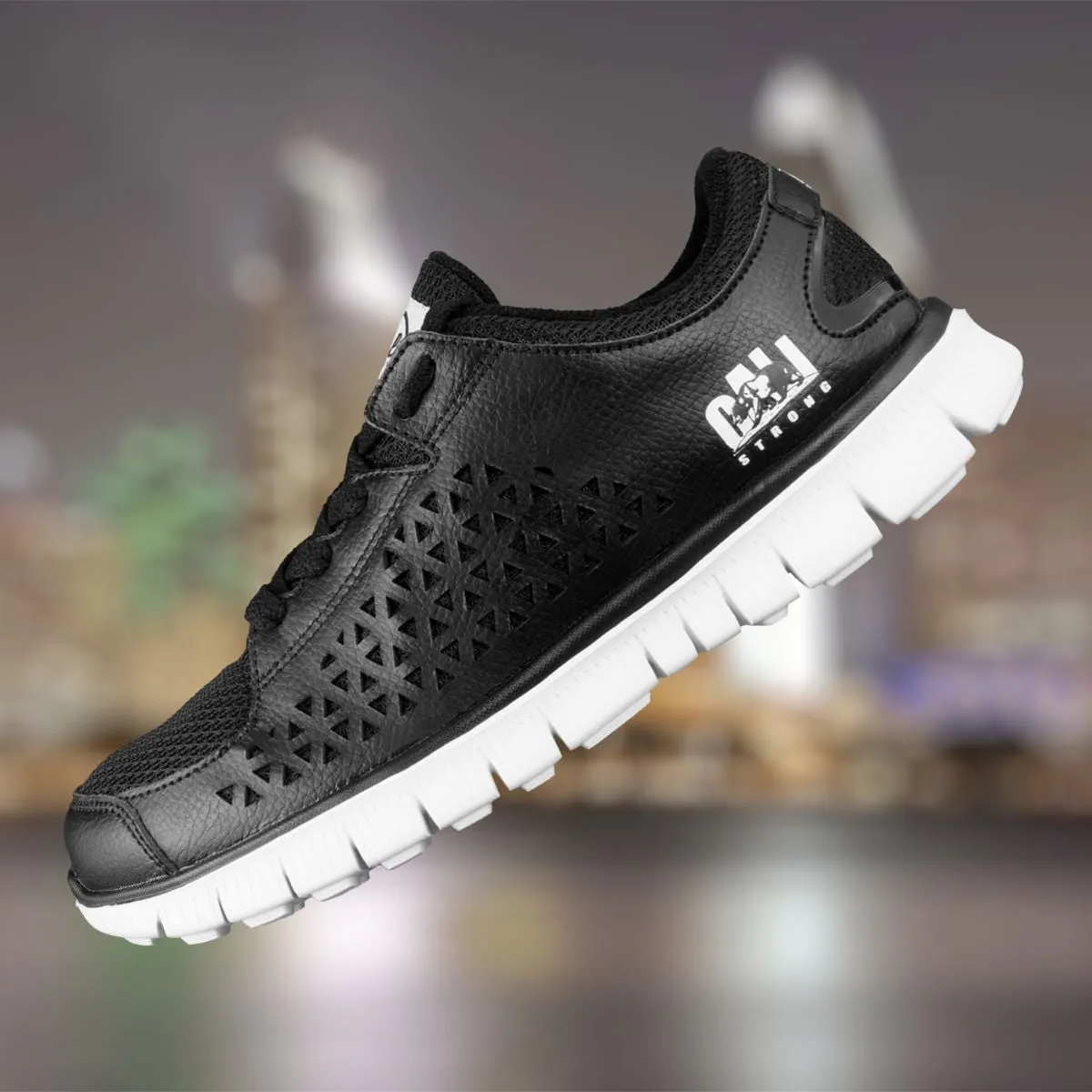 CALI Strong Diego Running Shoe Black White