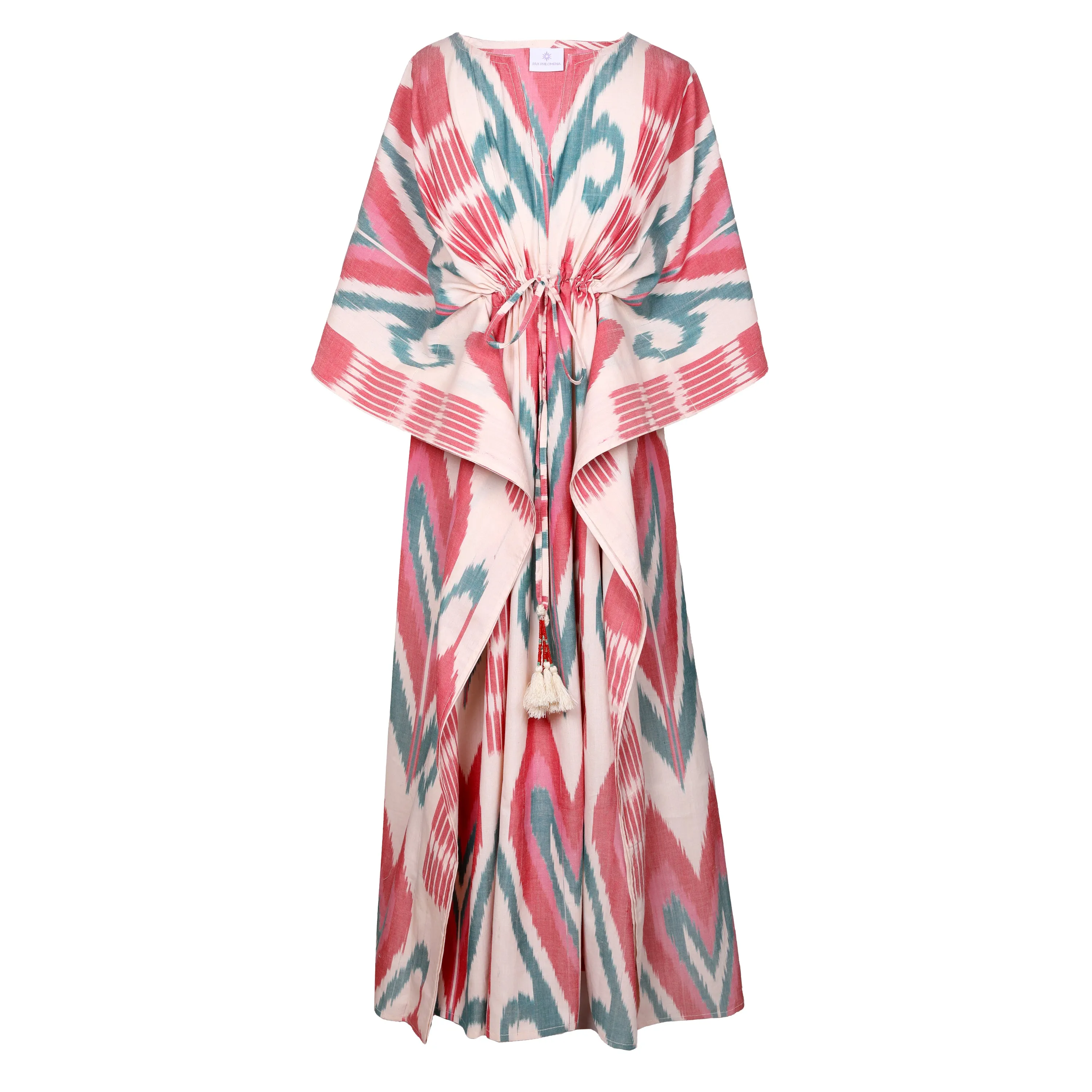 Cannes Cotton Ikat Maxi Kaftan