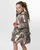 Caramelo Kids Girls Grey Rain Mac with Bow