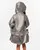 Caramelo Kids Girls Grey Rain Mac with Bow