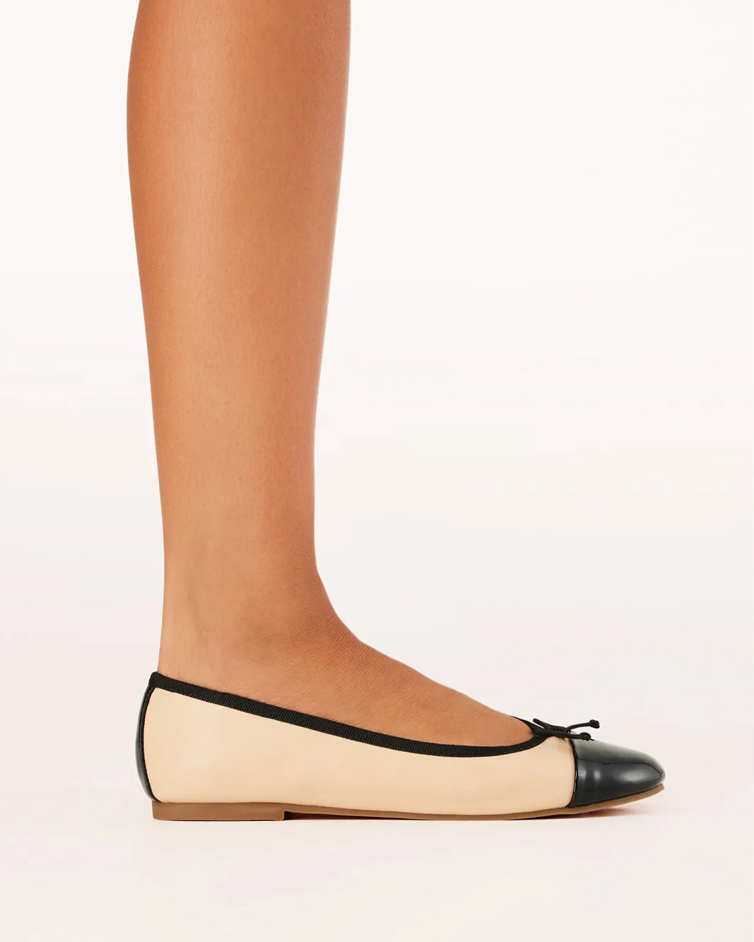 CARDEN - NOUGAT-BLACK PATENT