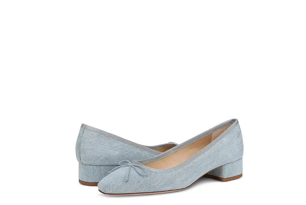 Cecile Ballet Pump Vista Blue