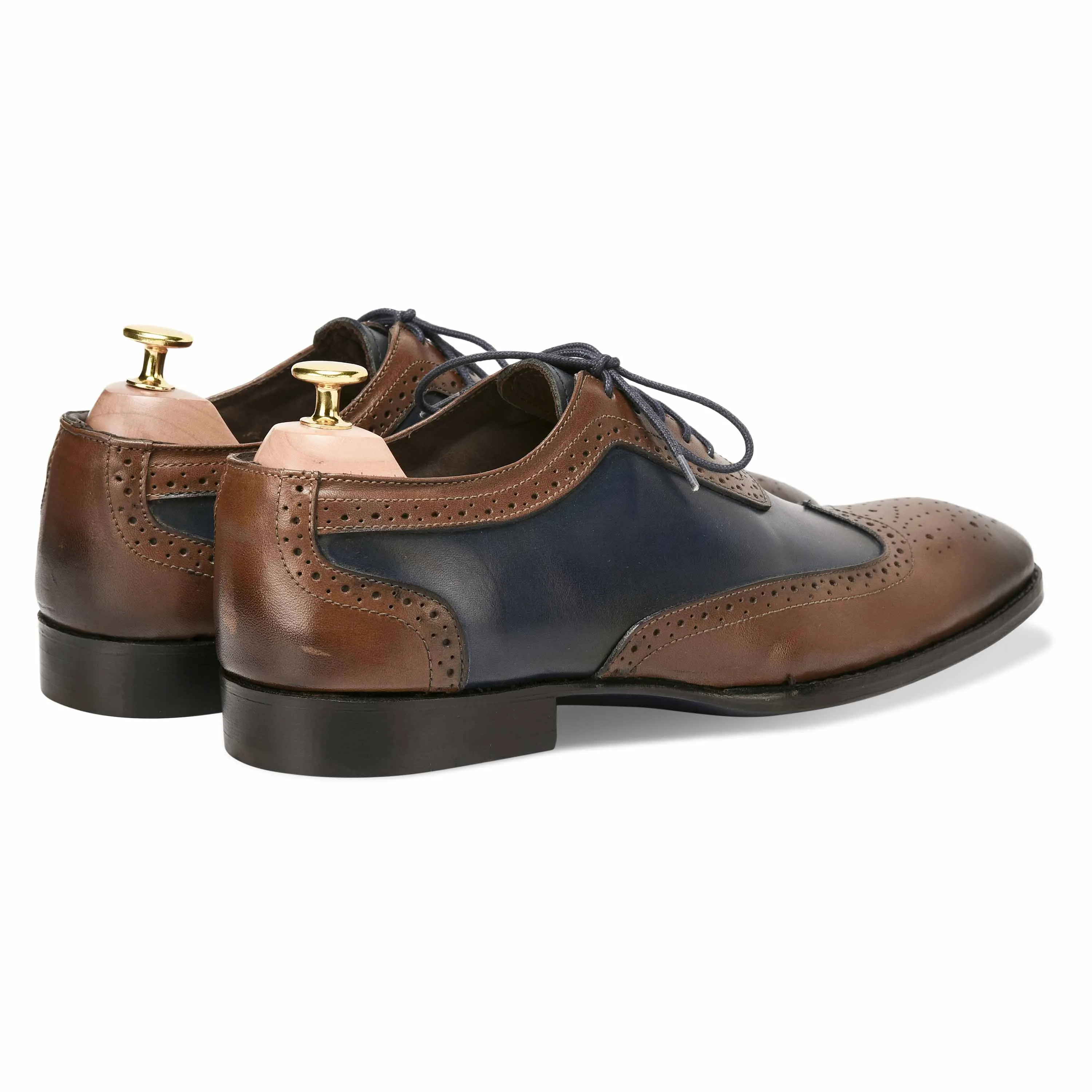 Cherokee Brogues Goodyear Brown & Blue