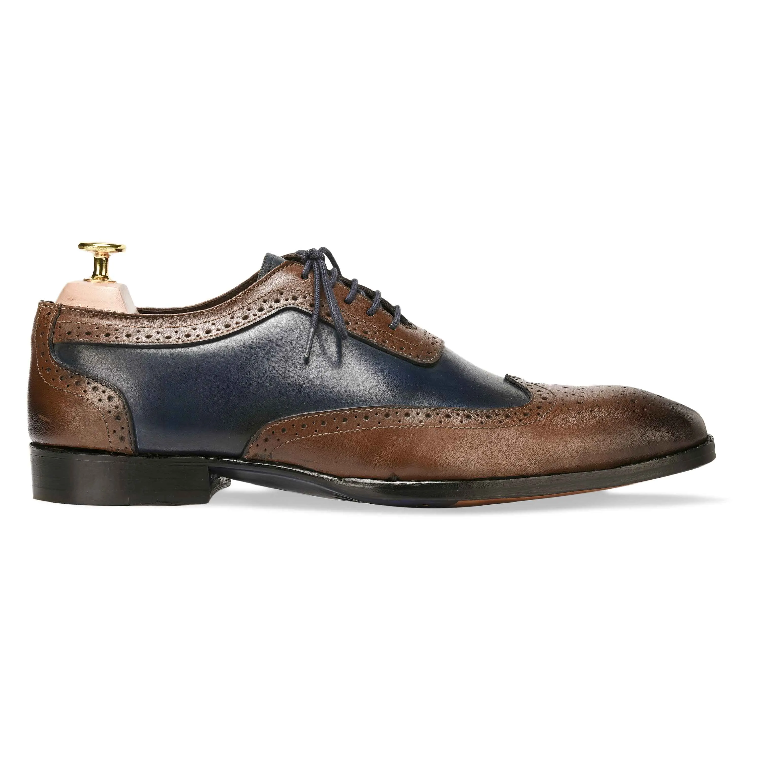 Cherokee Brogues Goodyear Brown & Blue