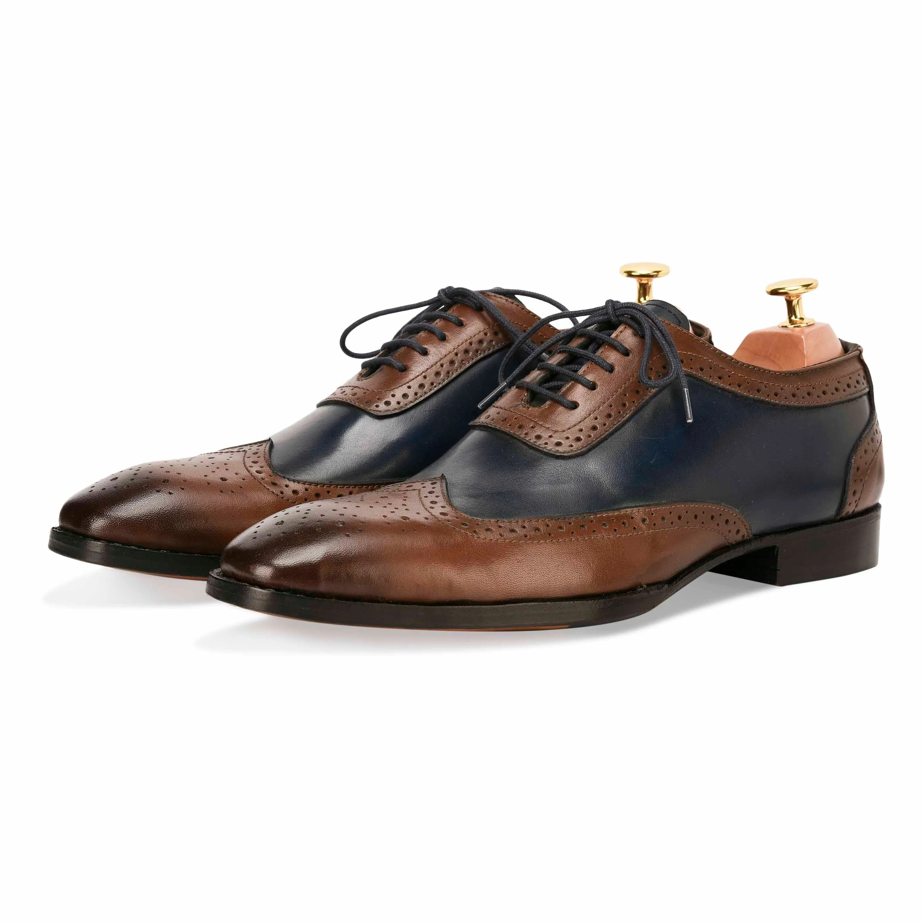 Cherokee Brogues Goodyear Brown & Blue