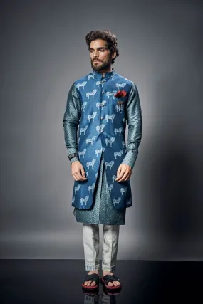 Classic Reversible Sleeveless Sherwani - Velior