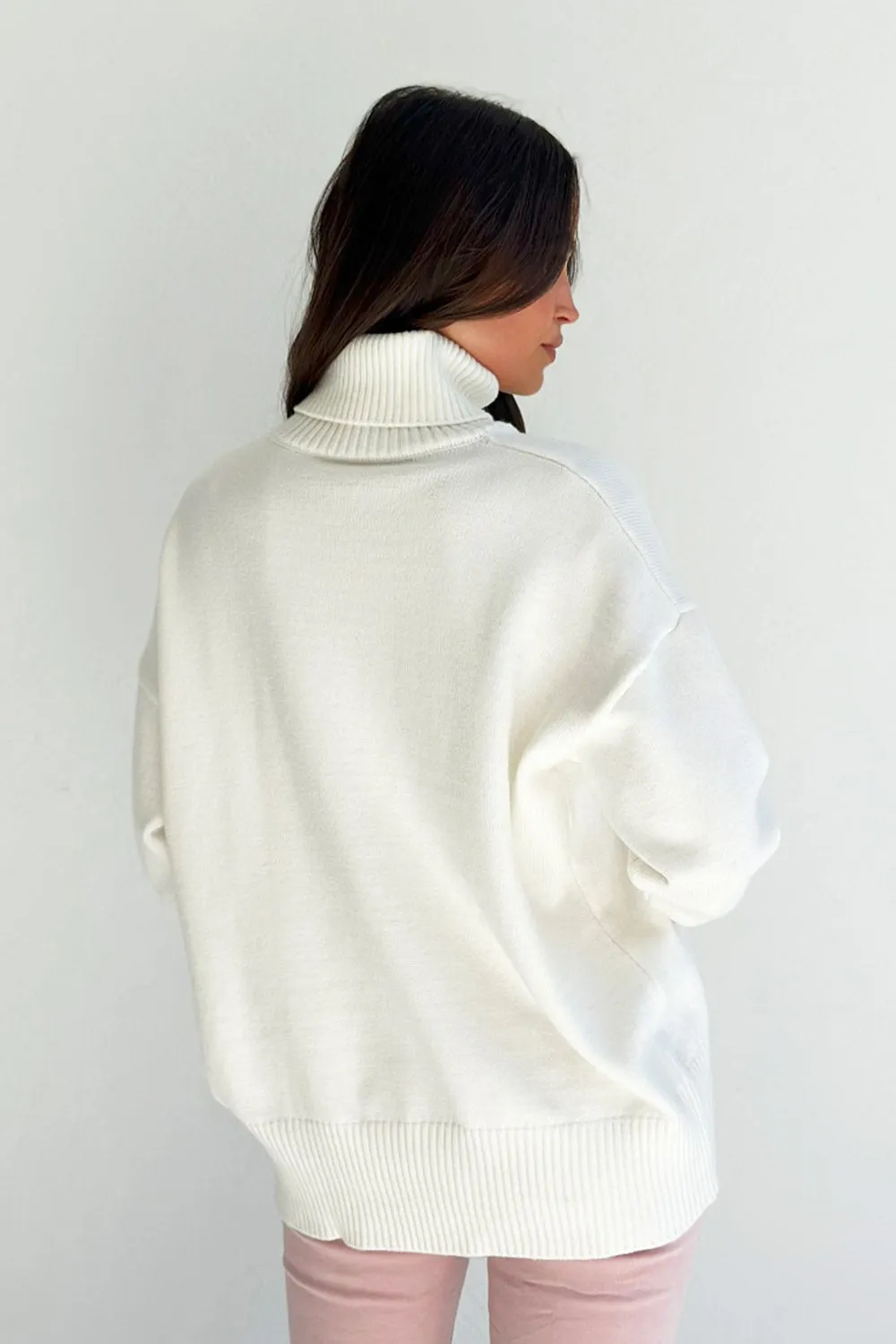 Coco Roll Neck - Cream