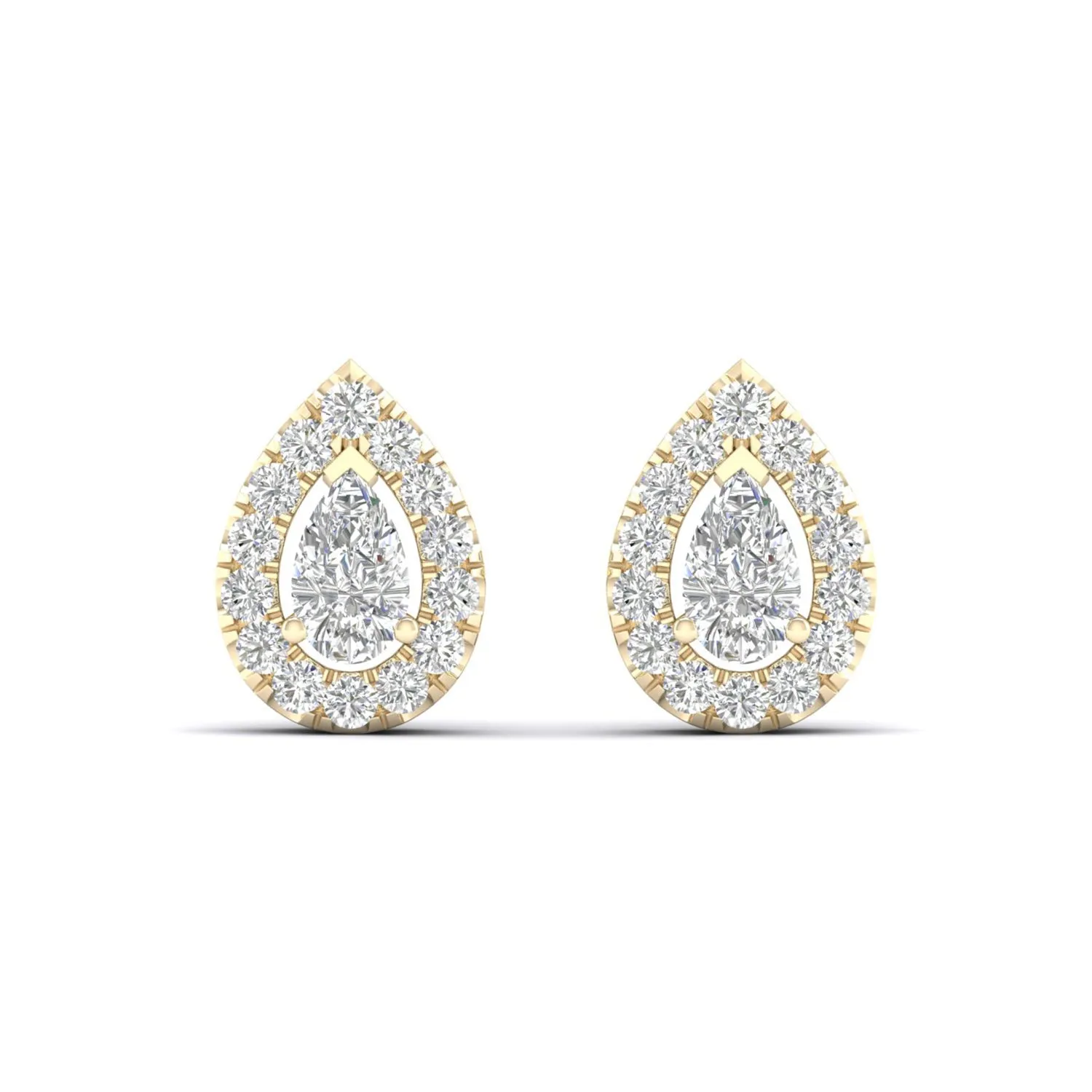 Dewdrop Halo Studs