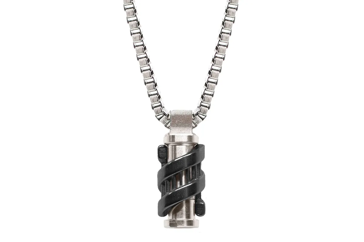 DNA Stainless Steel Pendant Converter Necklace