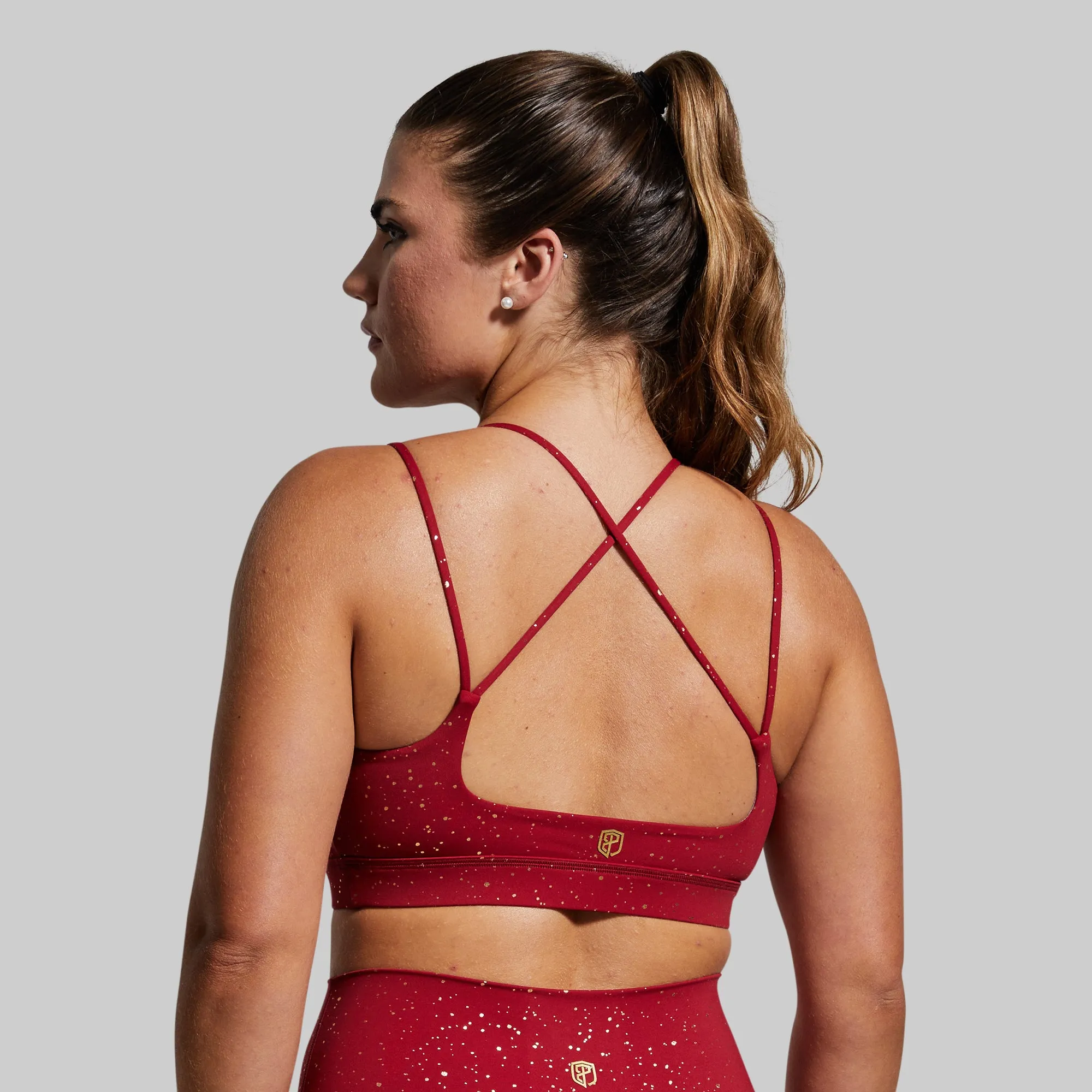 Exhale Sports Bra (Ruby Gold)