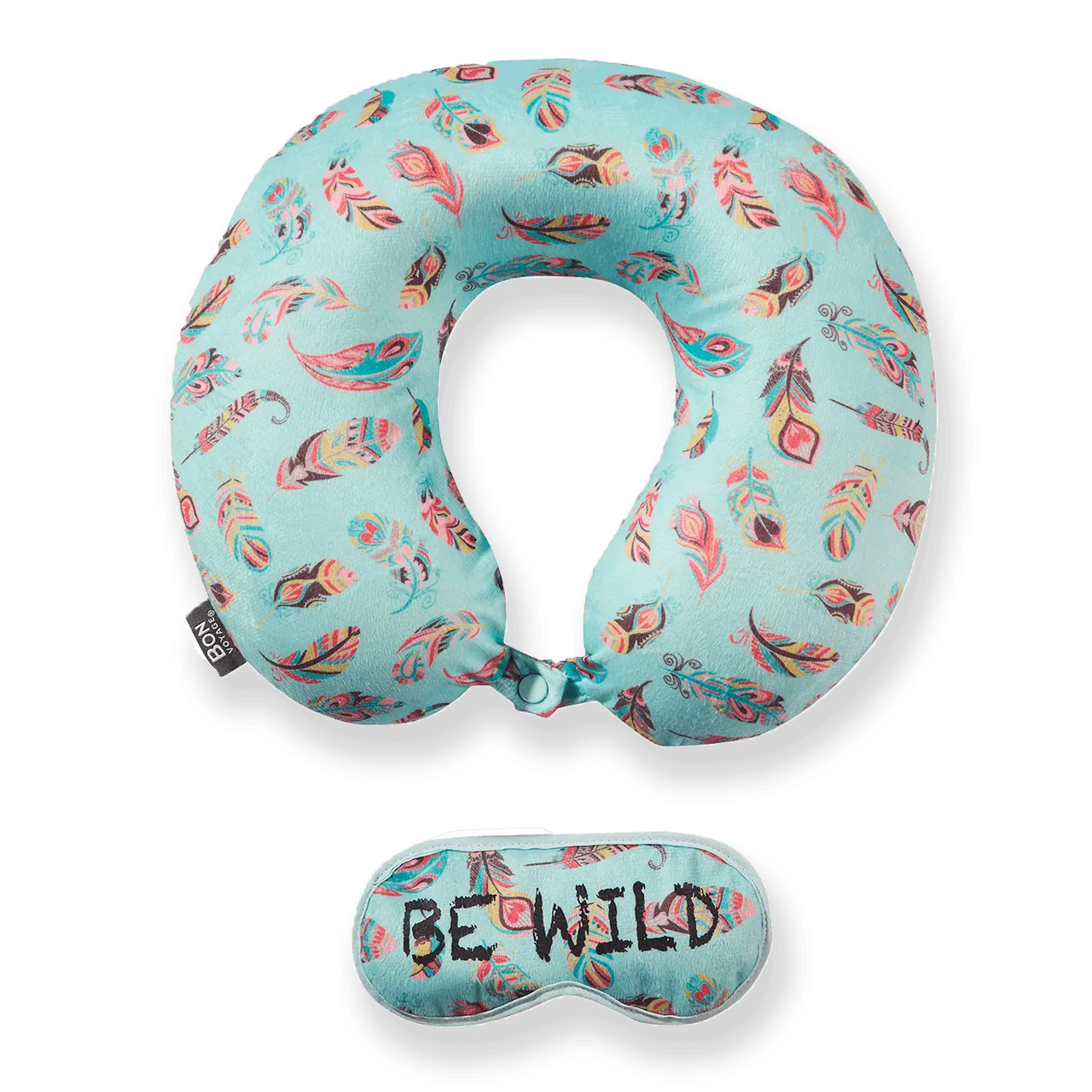 Eye Mask Memory Foam Travel Neck Pillow - BE WILD