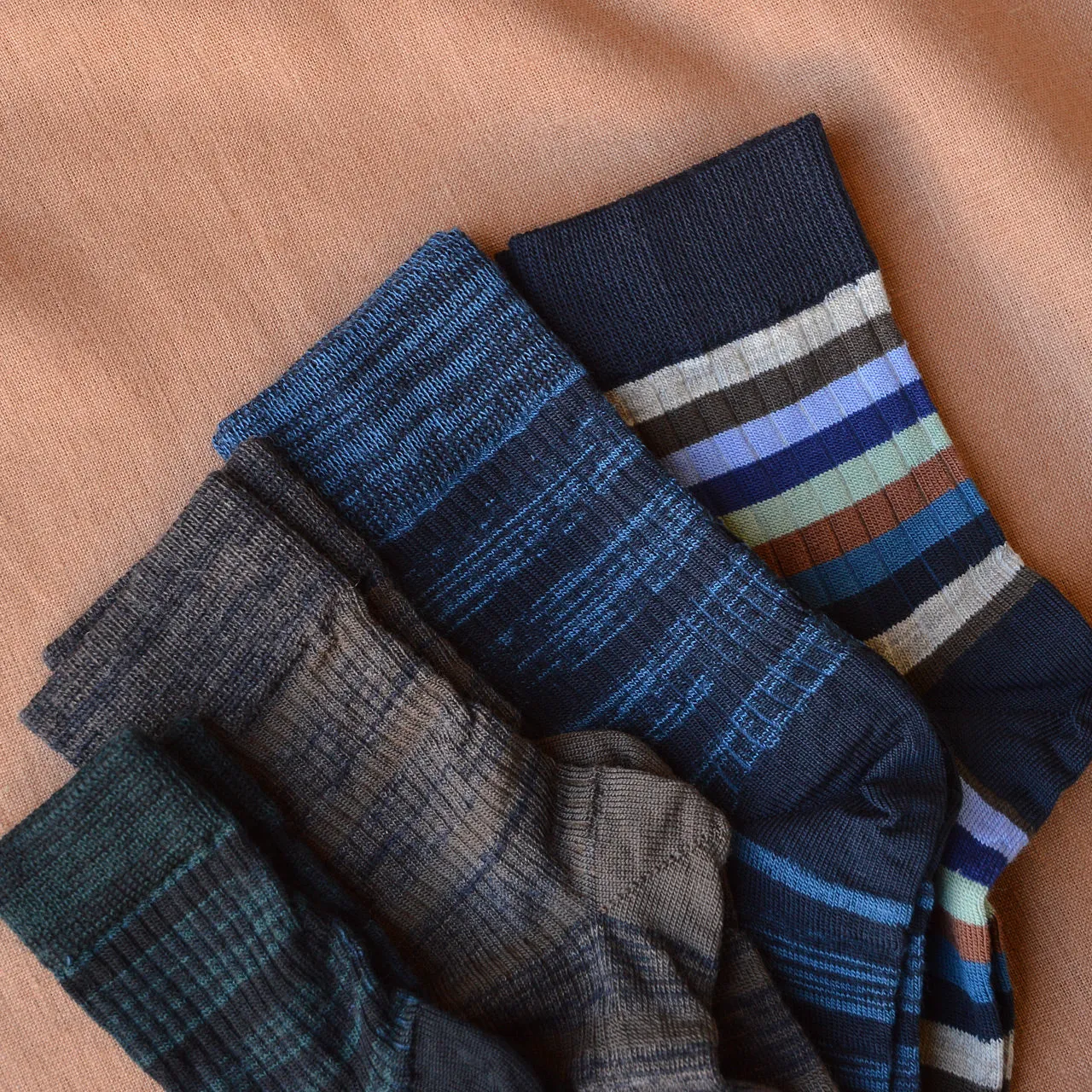 FUB Merino Wool Socks - Stripes (Kids 29-36) *Last Ones