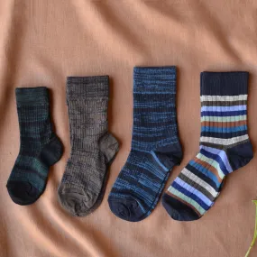 FUB Merino Wool Socks - Stripes (Kids 29-36) *Last Ones