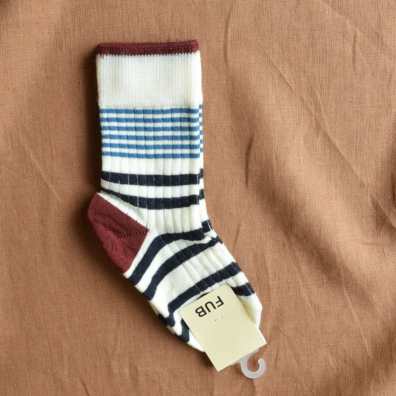 FUB Merino Wool Socks - Stripes (Kids 29-36) *Last Ones