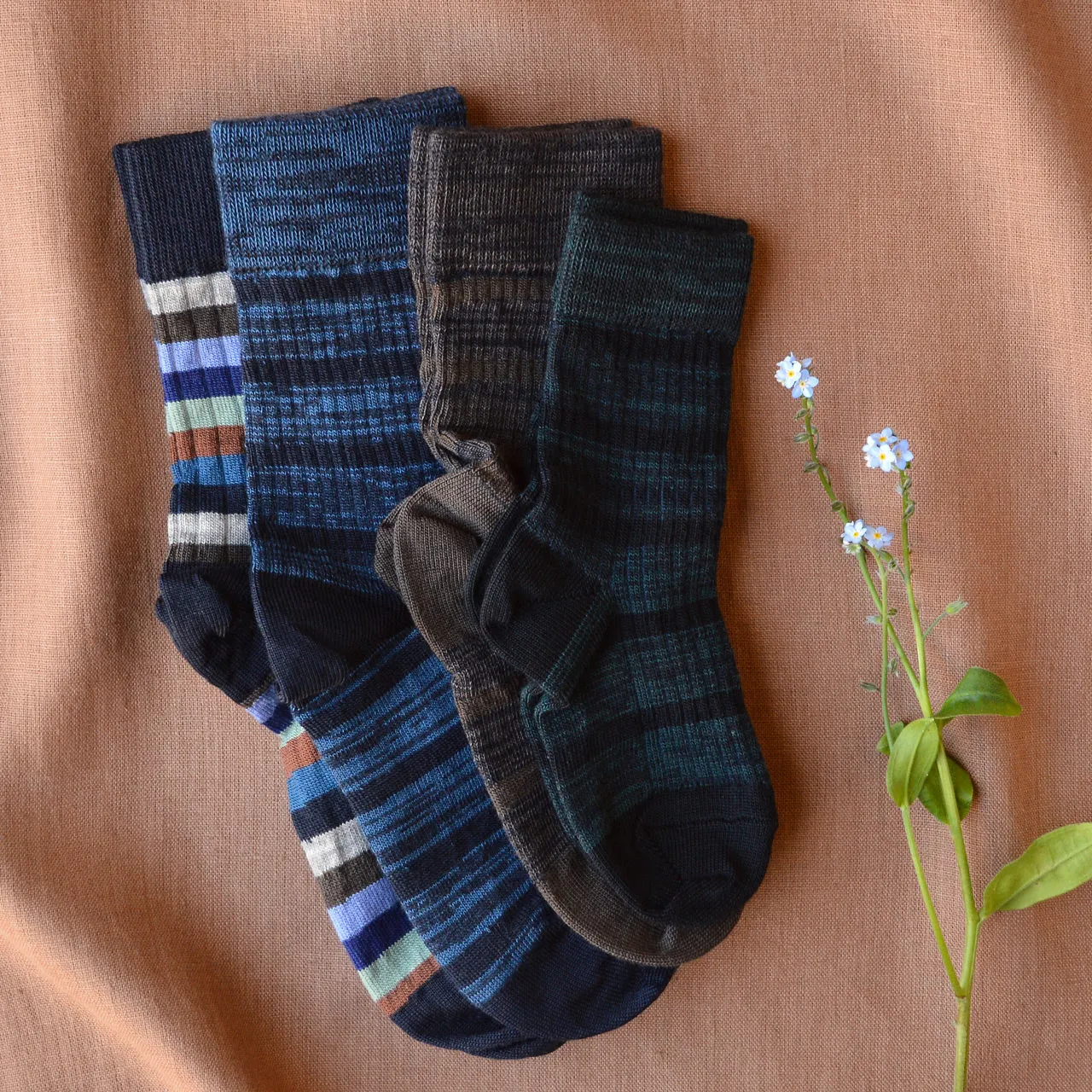 FUB Merino Wool Socks - Stripes (Kids 29-36) *Last Ones