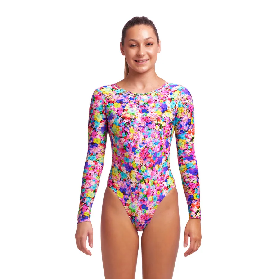 Funkita Girls Long Shot One Piece FKS060G - Garden Party