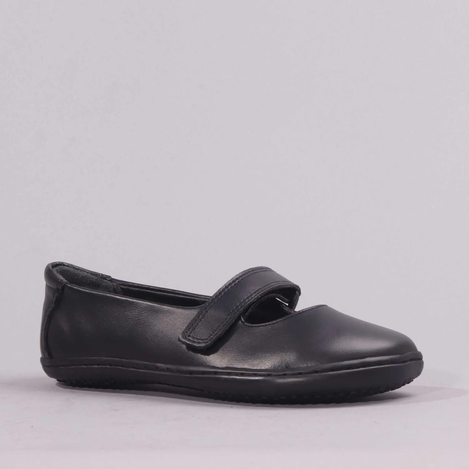 Girls Low-Bar School Shoe in Black Sizes 28-35 - 6609