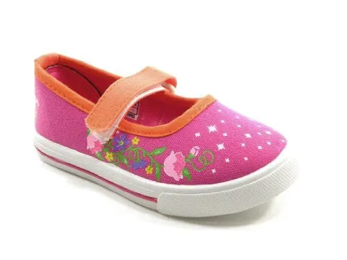 Girls Ositos 413K Floral Mary Jane Flat Shoes