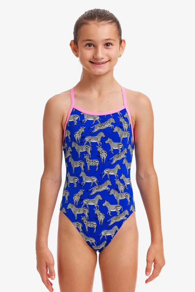 GIRL'S PRANCE PARTY SINGLE STRAP ONE PIECE