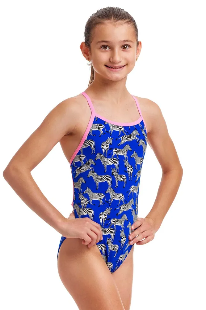 GIRL'S PRANCE PARTY SINGLE STRAP ONE PIECE