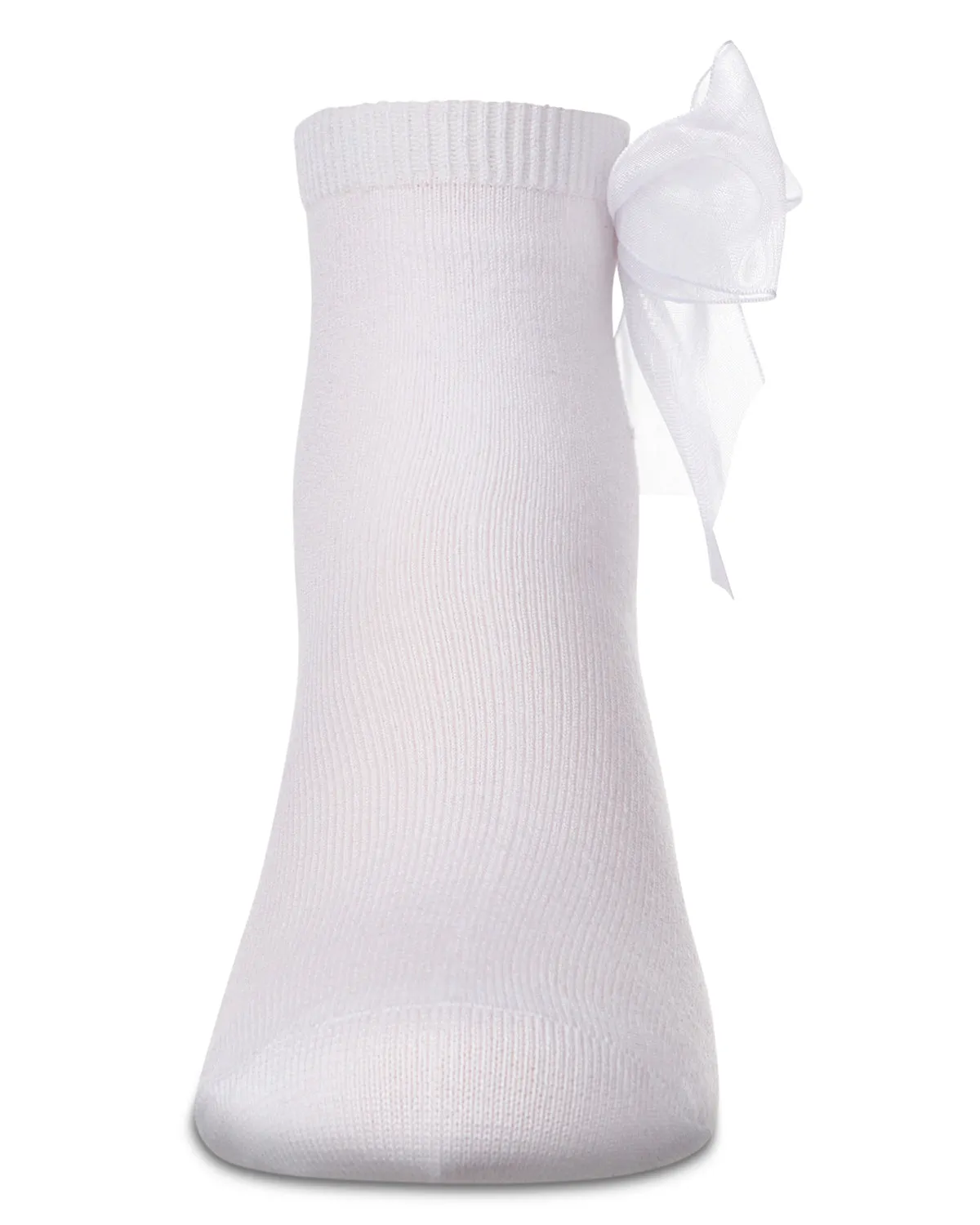 Girls' Tulle Bow Anklet Socks